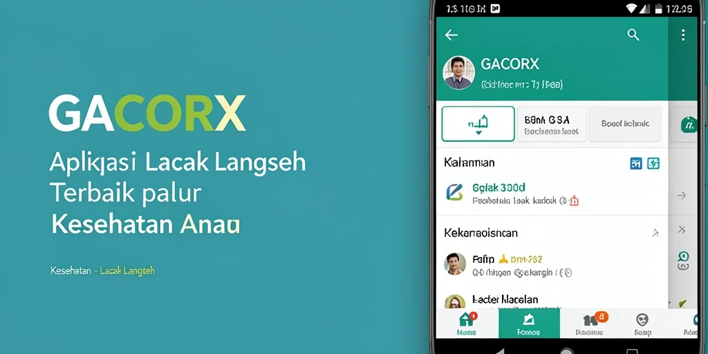 Tampilan antarmuka GACORX yang intuitif dan mudah dipahami.