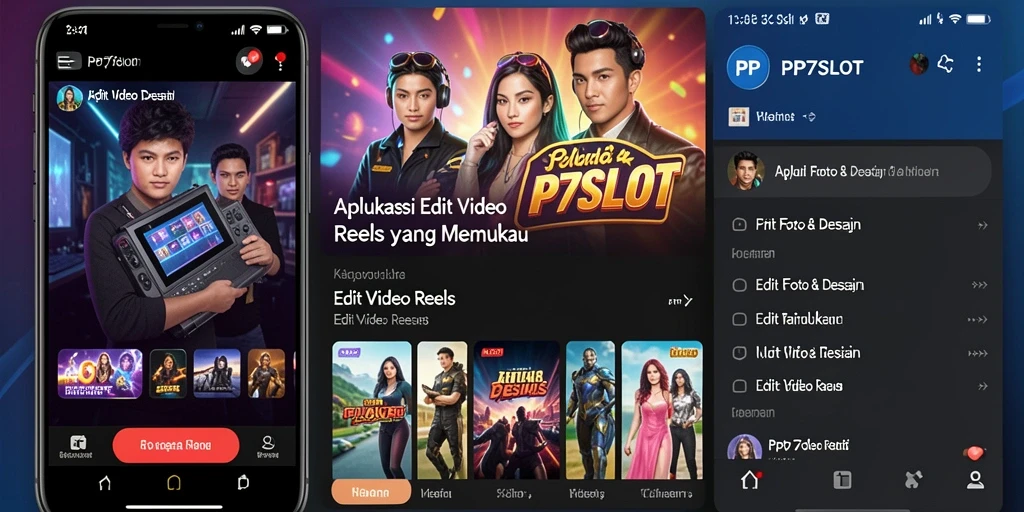 Antarmuka PP7SLOT yang intuitif dan fitur editing lengkap.